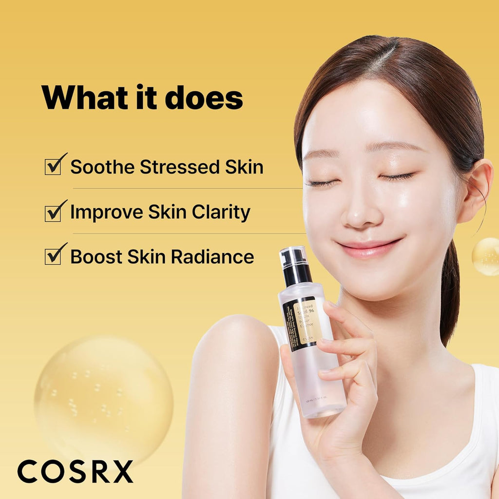 COSRX Snail Mucin 96% Repairing Serum - Hydrating Face Essence for Dryness & Fine Lines, 100ml