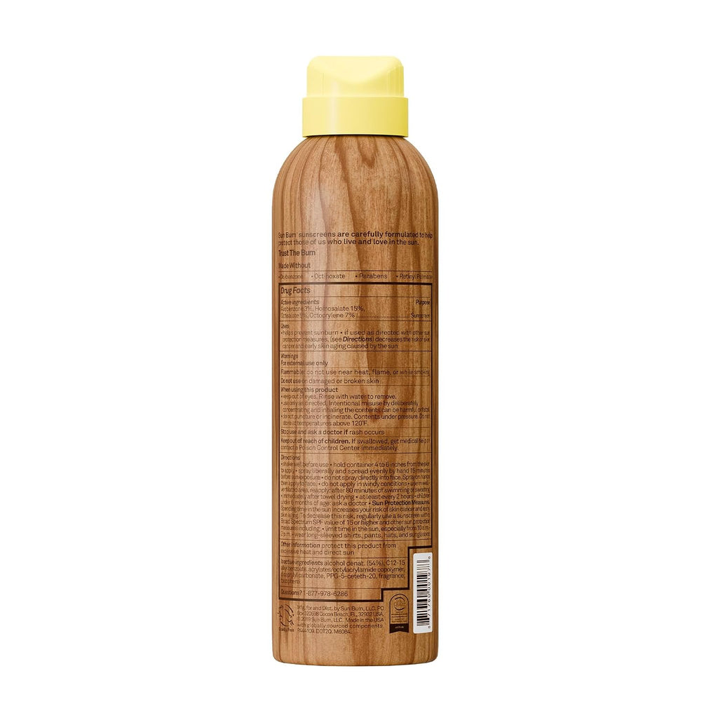 Sun Bum Original SPF 50 Sunscreen Spray - Broad Spectrum Moisturizing with Vitamin E (6 oz)