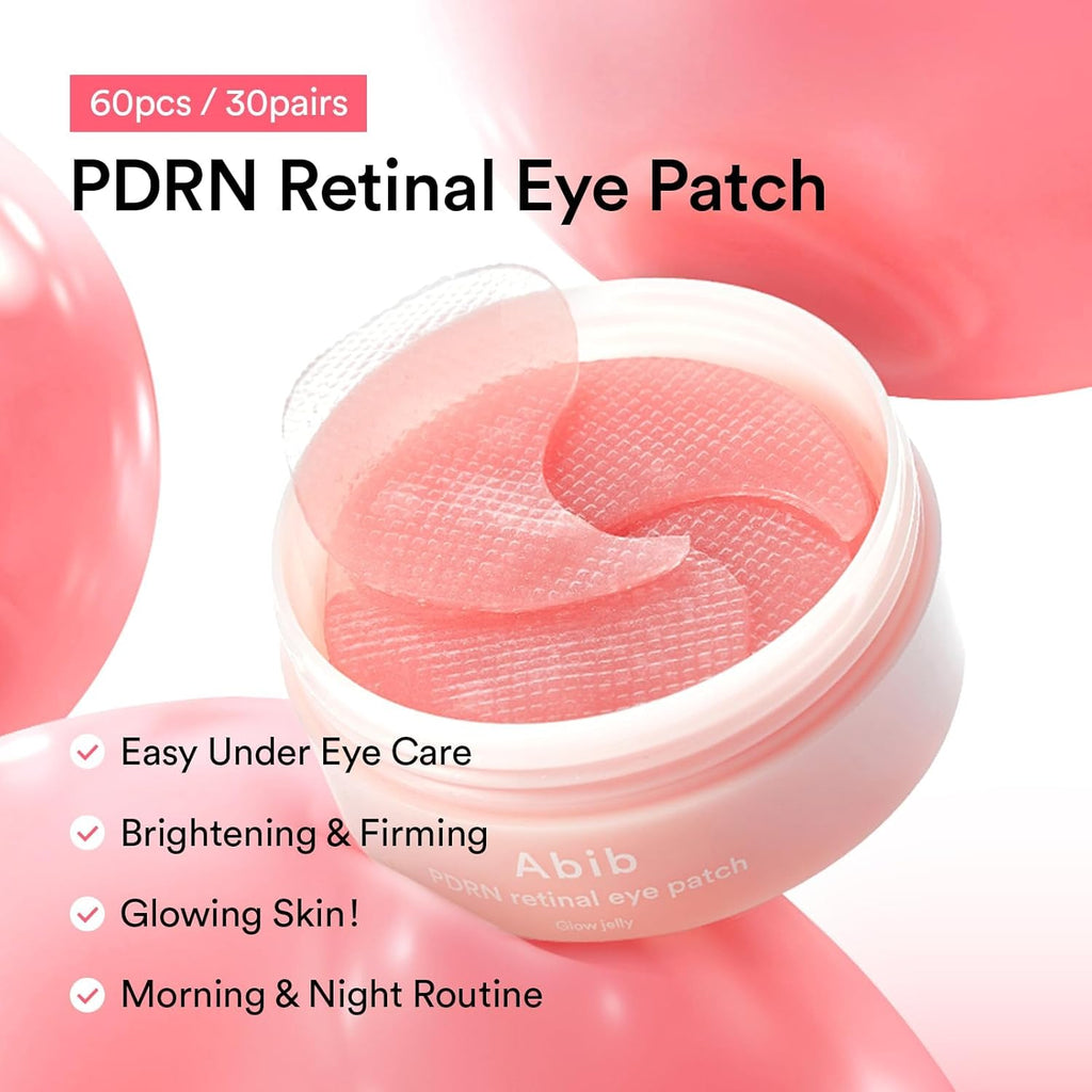 Abib PDRN+Retinal Eye Patches for Rejuvenating Puffy Eyes, 60 Count