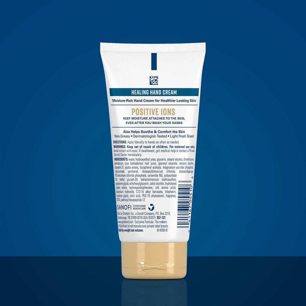 Gold Bond Hand Cream for Dry Hands - Non-Greasy, Hydrates Through Washing, 3 oz Tube