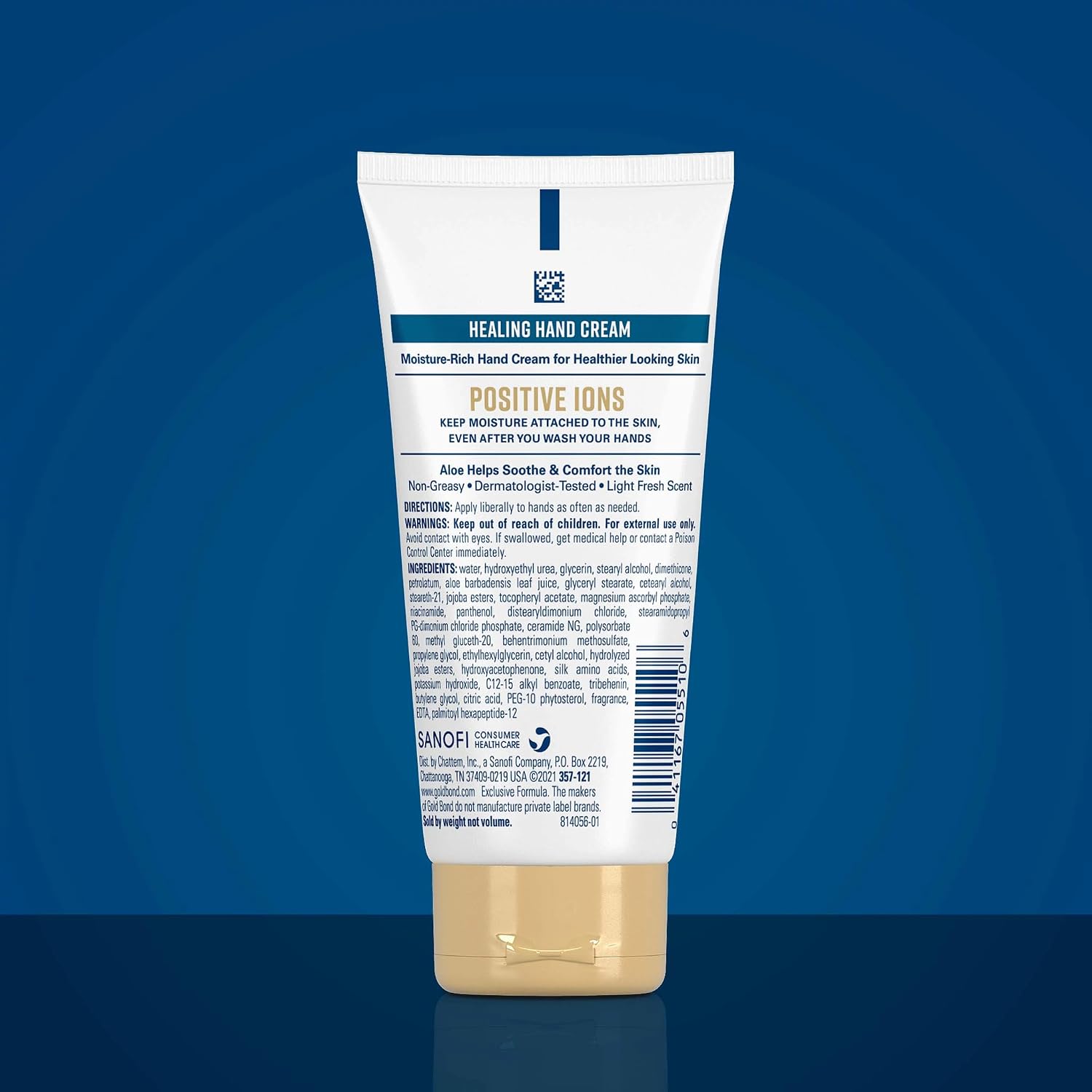 Gold Bond Hand Cream for Dry Hands - Non-Greasy, Hydrates Through Washing, 3 oz Tube