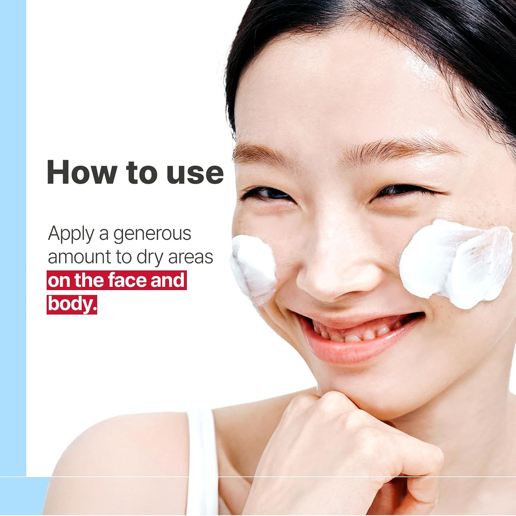 Illiyoon Ceramide Ato Concentrate Cream - 100hr Hydration for Dry & Sensitive Skin, Gentle for All Ages