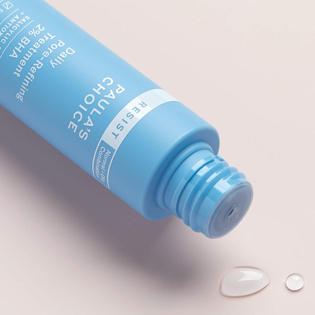 Paula's Choice RESIST Daily Pore Refining Treatment 2% BHA Exfoliant - Salicylic Acid & Hyaluronic Acid for Oily Skin, 3oz