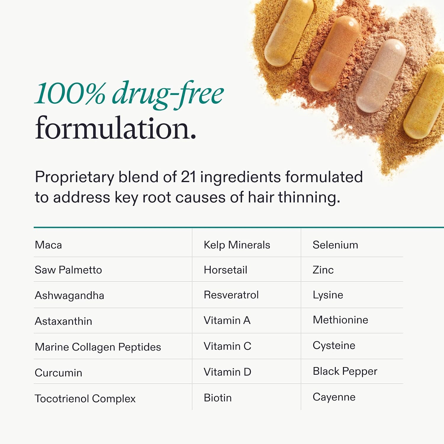 Nutrafol Women's Balance Hair Growth Supplements for Thinning Hair in 45+ Women-4-Capsule Daily Dose