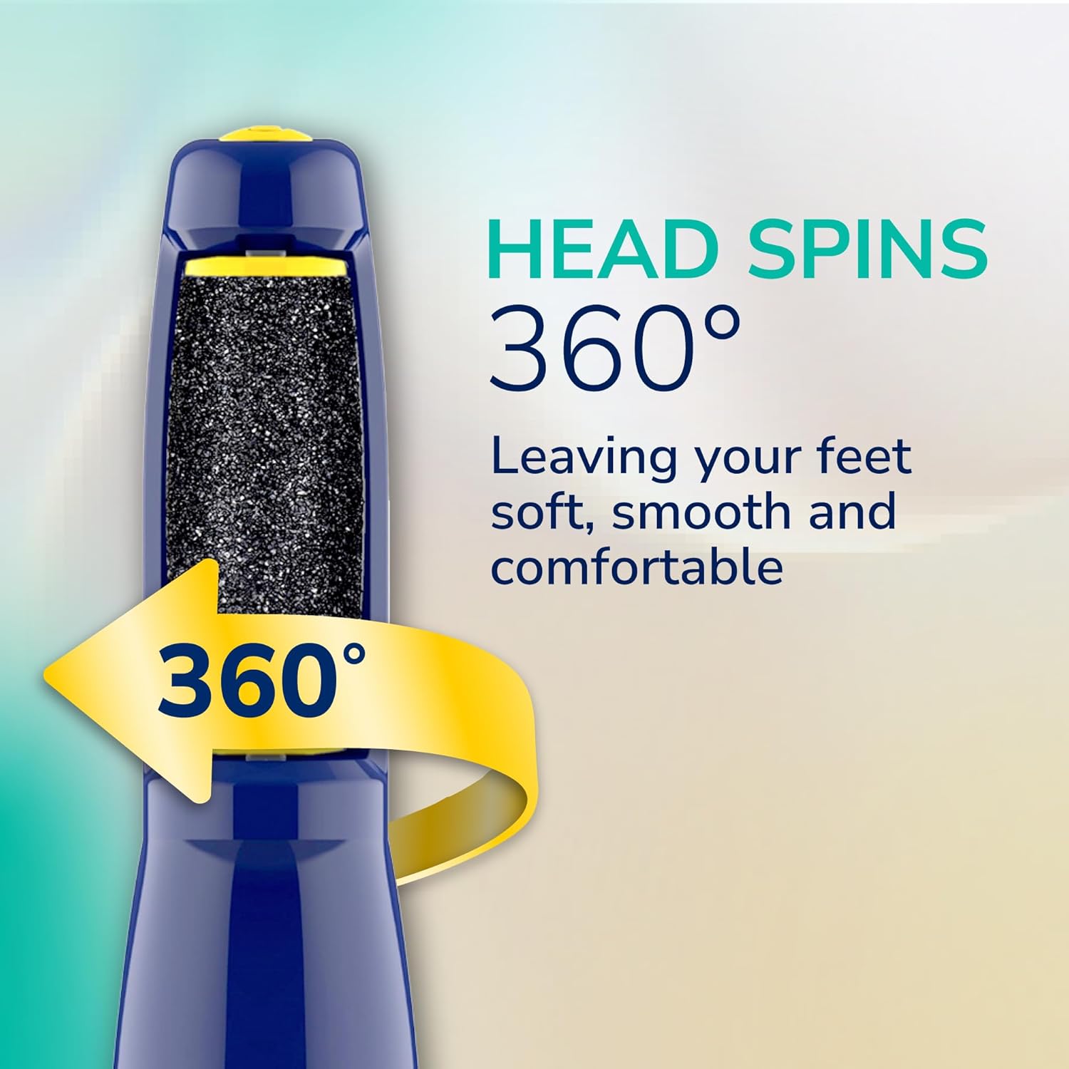Dr. Scholl's Electric Foot File - Remove Tough Calluses Fast for Soft Smooth Skin