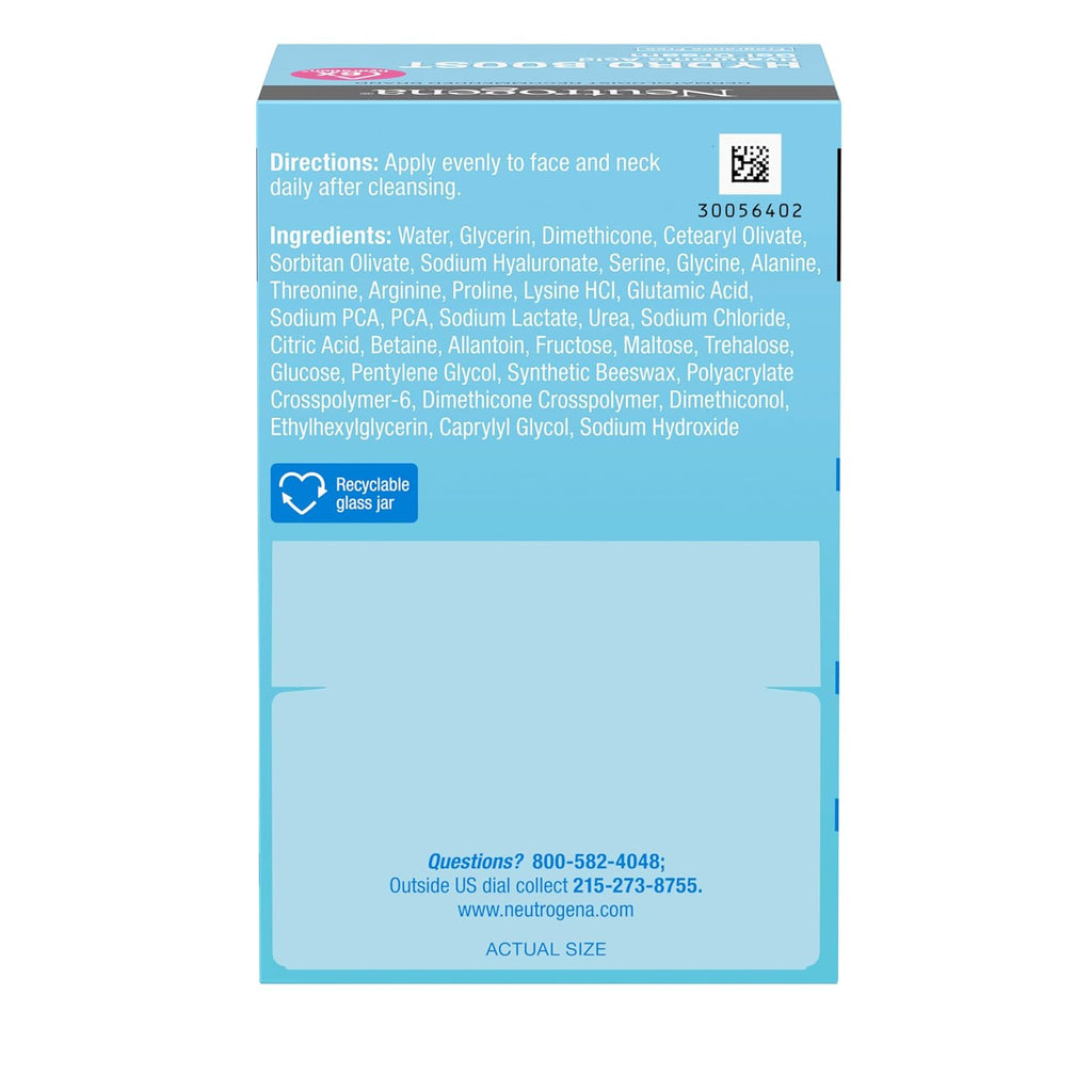 Neutrogena Hydro Boost Hydrating Gel Cream + Cleanser for Sensitive Skin - 1.7 fl oz Moisturizer & 0.5 fl oz Cleanser