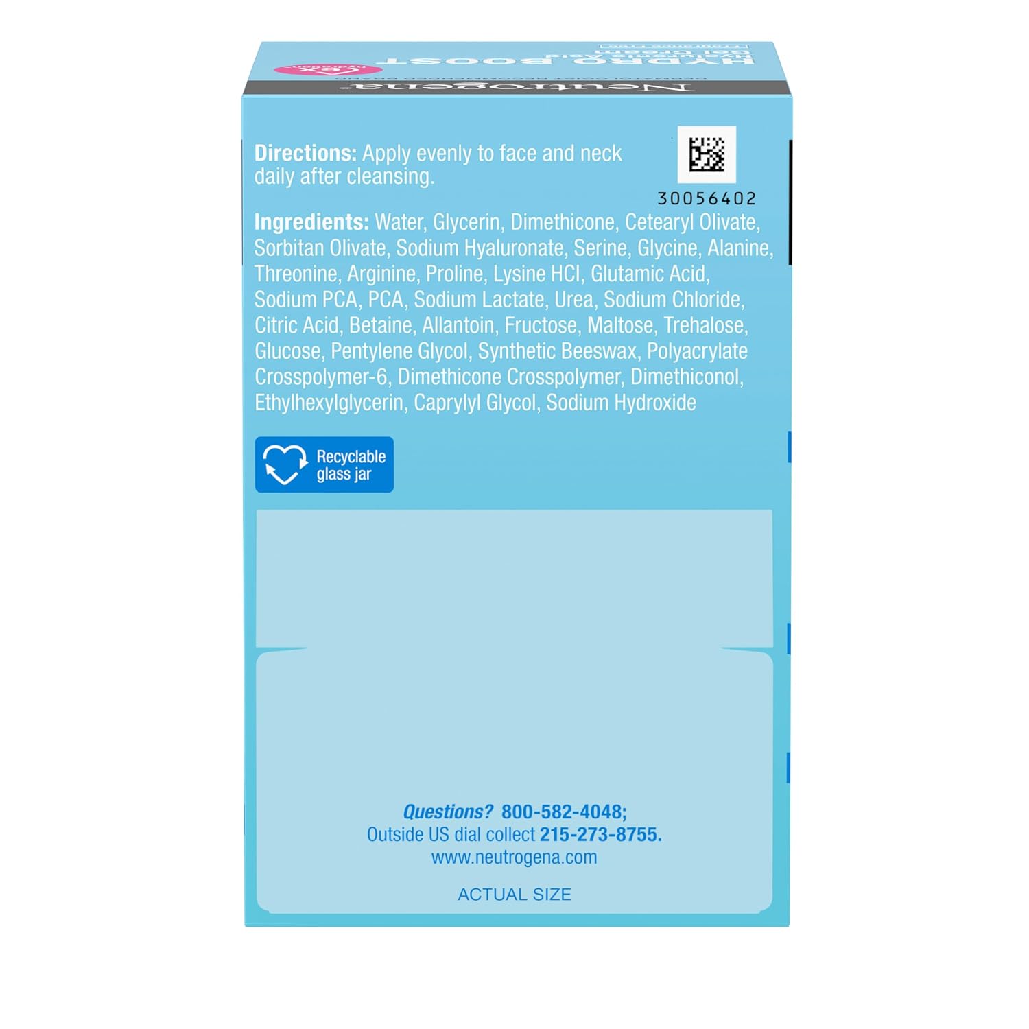 Neutrogena Hydro Boost Hydrating Gel Cream + Cleanser for Sensitive Skin - 1.7 fl oz Moisturizer & 0.5 fl oz Cleanser