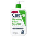CeraVe Hydrating Face Wash for Dry Skin - Hyaluronic Acid + Ceramides, 16 oz