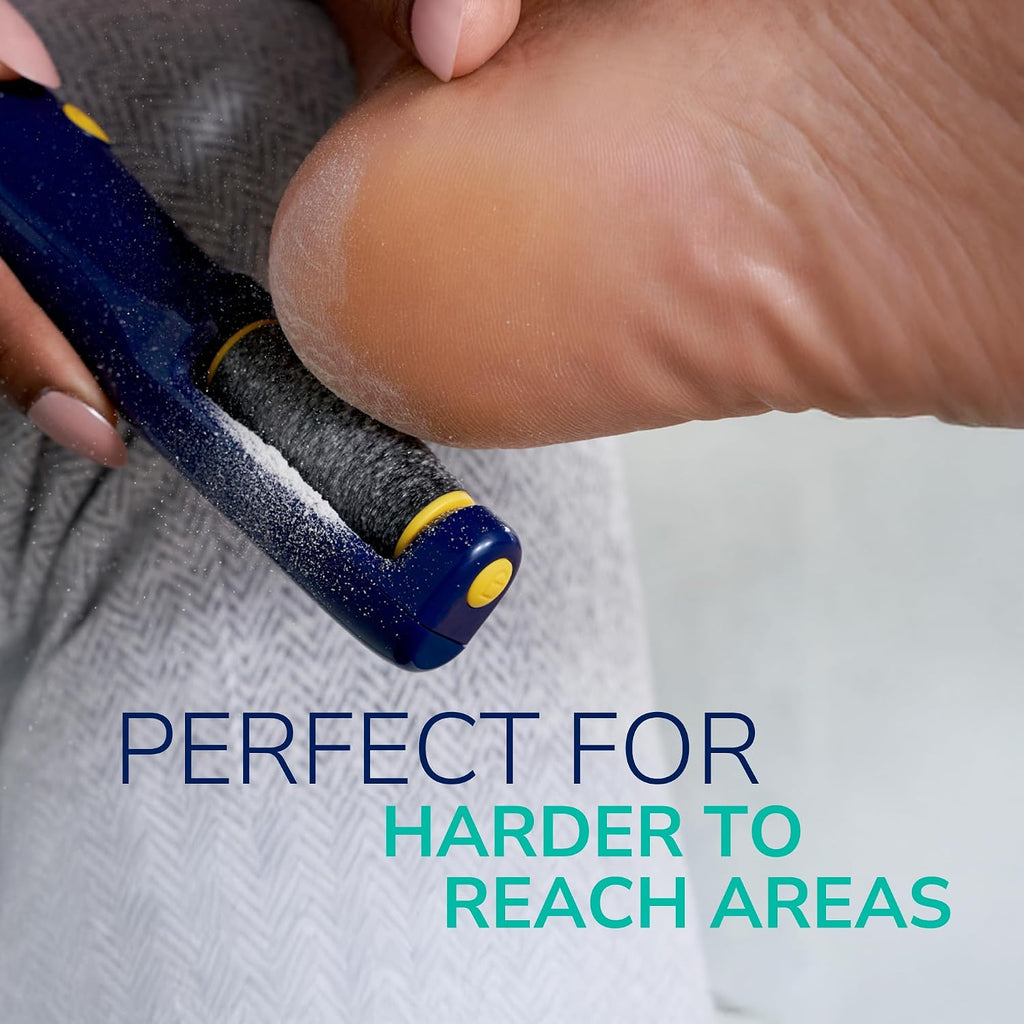 Dr. Scholl's Electric Foot File - Remove Tough Calluses Fast for Soft Smooth Skin