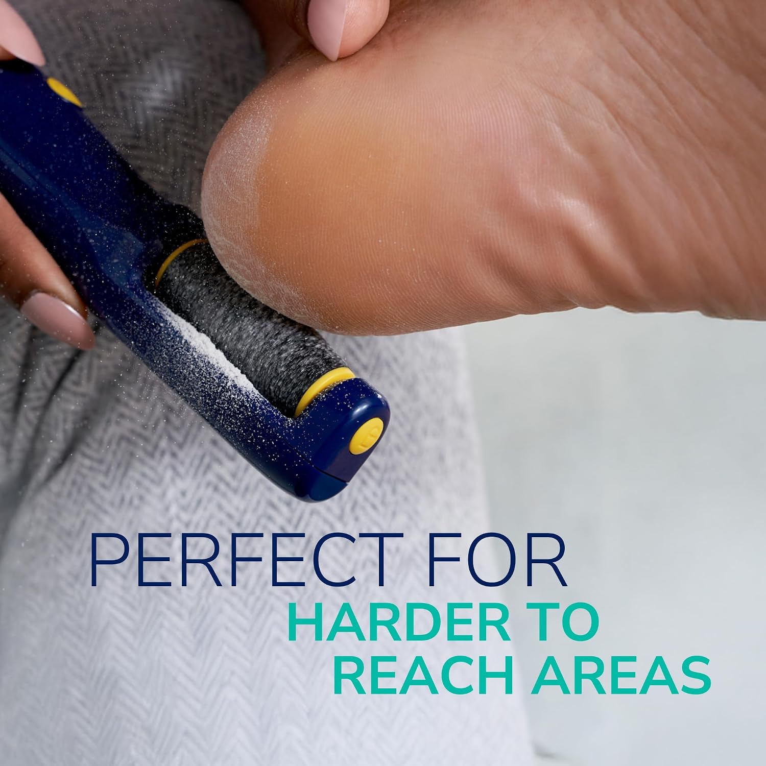 Dr. Scholl's Electric Foot File - Remove Tough Calluses Fast for Soft Smooth Skin