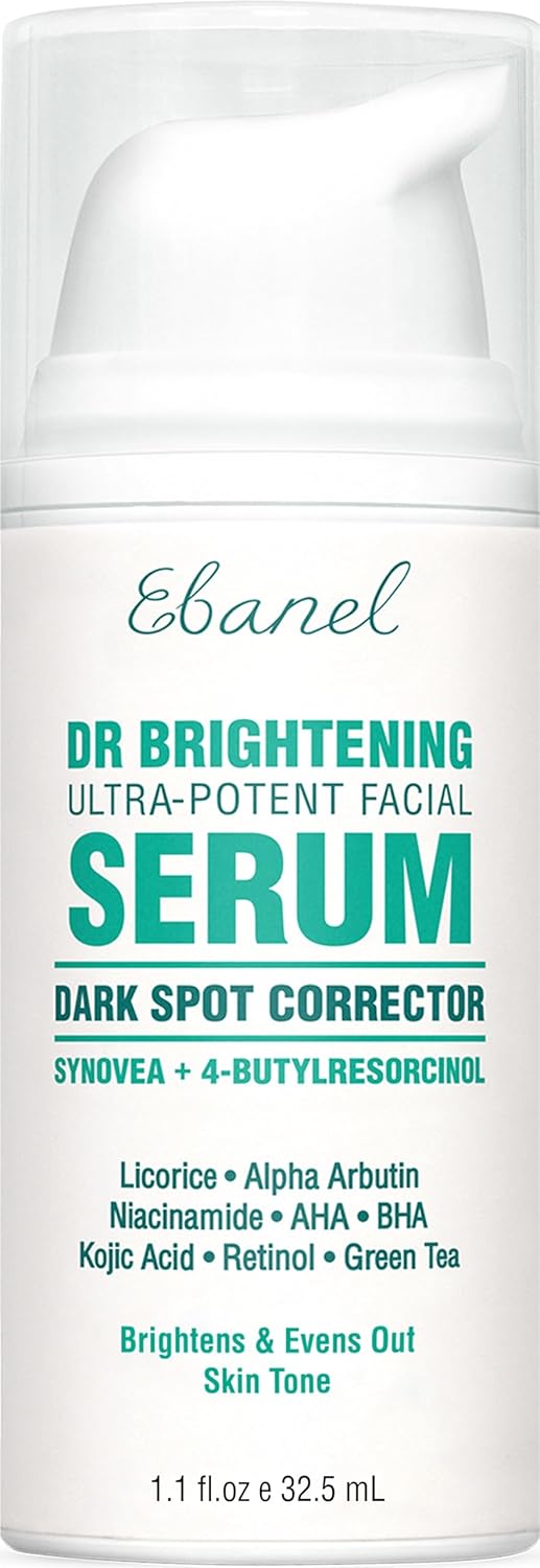 Ebanel Dark Spot Remover Serum with Synovea HR & Multi-Acids for Face & Body - Visible Brightening in 4 Weeks