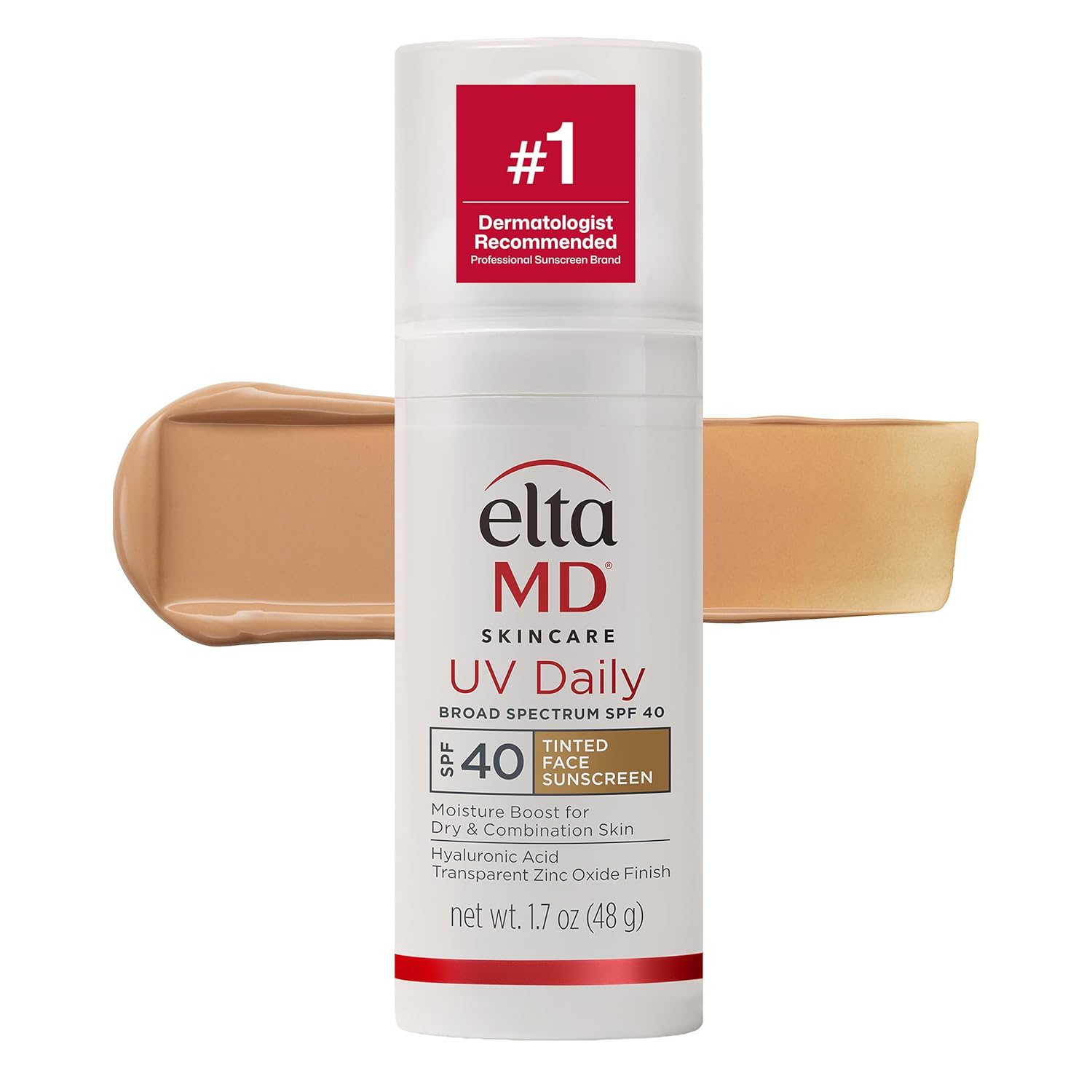 EltaMD UV Daily Tinted SPF 40 Face Sunscreen for Dry Skin (1.7 oz)