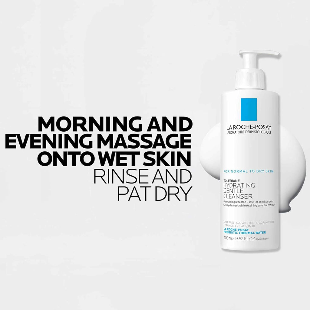 La Roche-Posay Toleriane Hydrating Gentle Face Wash - For Sensitive & Dry Skin