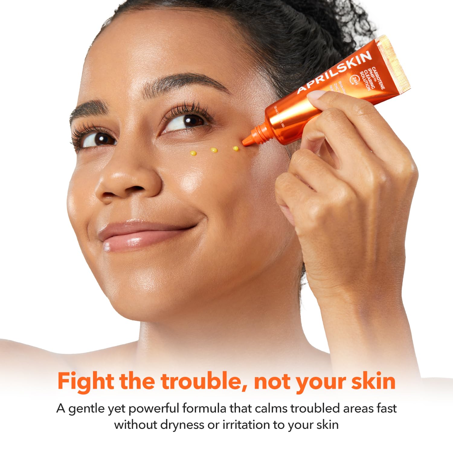 Soothe & Clear Acne with APRILSKIN Carrotene IPMP Solution - BHA/AHA/Niacinamide, 0.67 fl oz