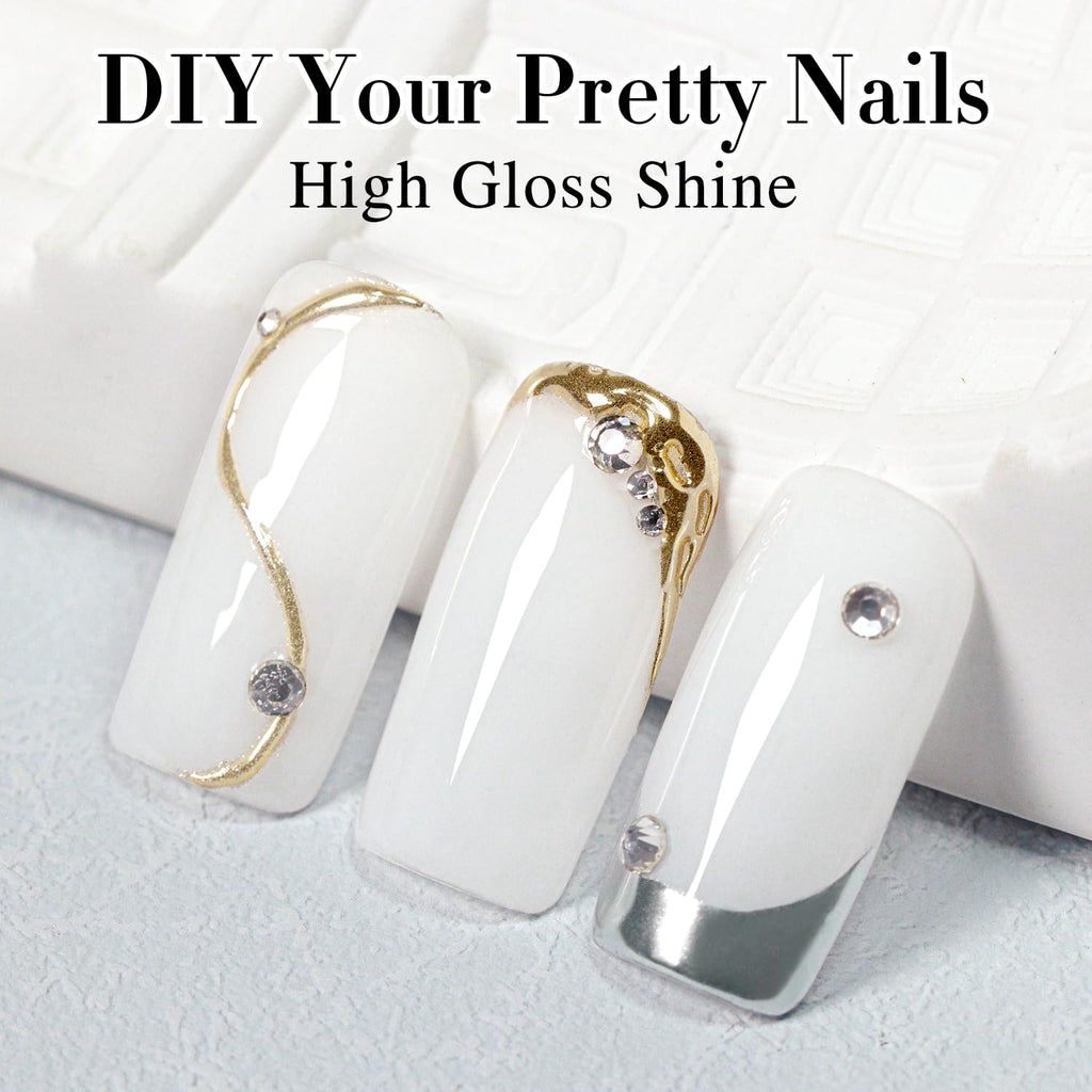 Double Rhythm Milky White Gel Polish - Same Bottle Formula for Long-Lasting Sheer Finish