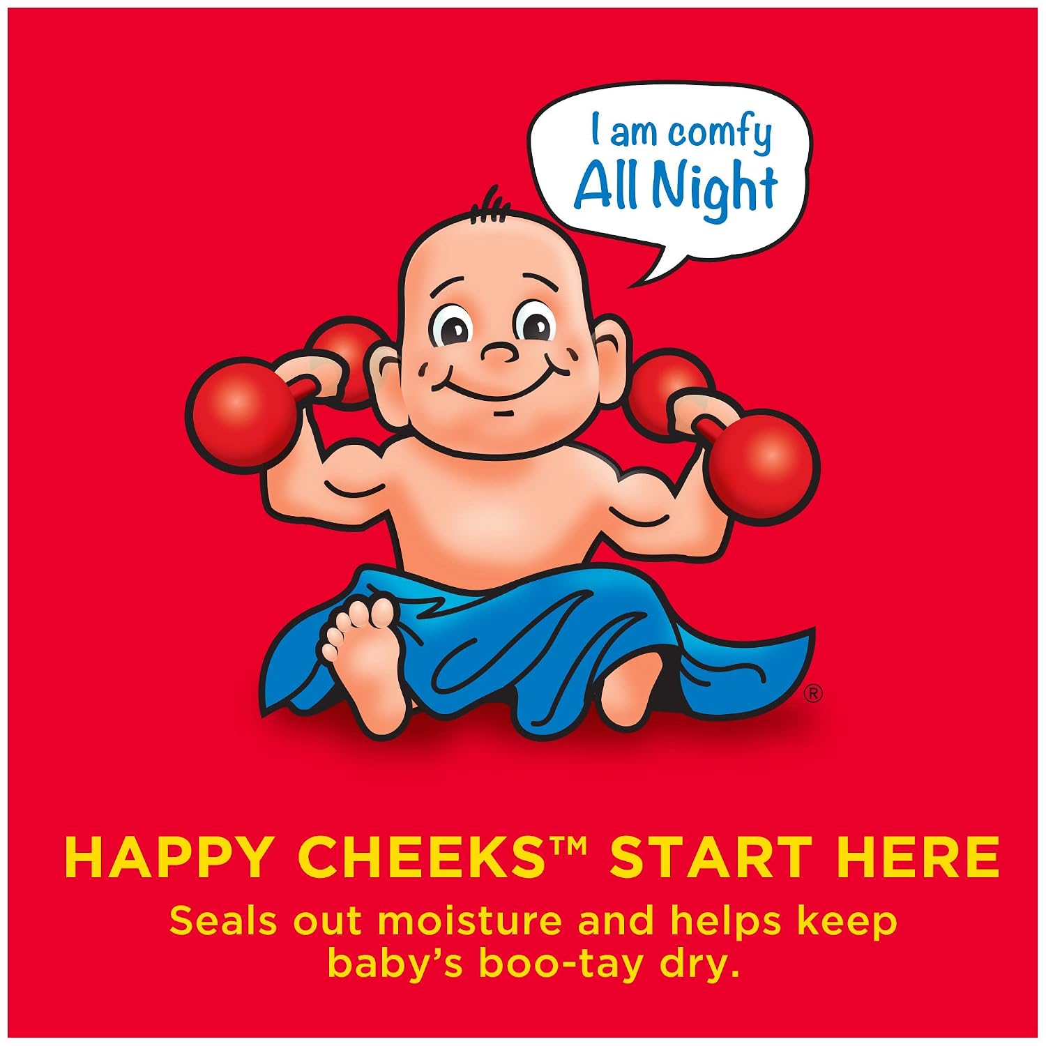 Fast-Acting Baby Diaper Rash Cream - Boudreaux's Butt Paste Max Strength (40% Zinc Oxide), 4 oz Tube