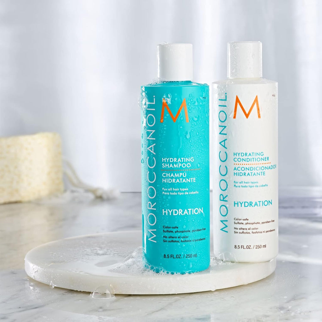 Moroccanoil Hydrating Shampoo for Dry Hair - Gentle Cleansing with Argan Oil & Red Algae