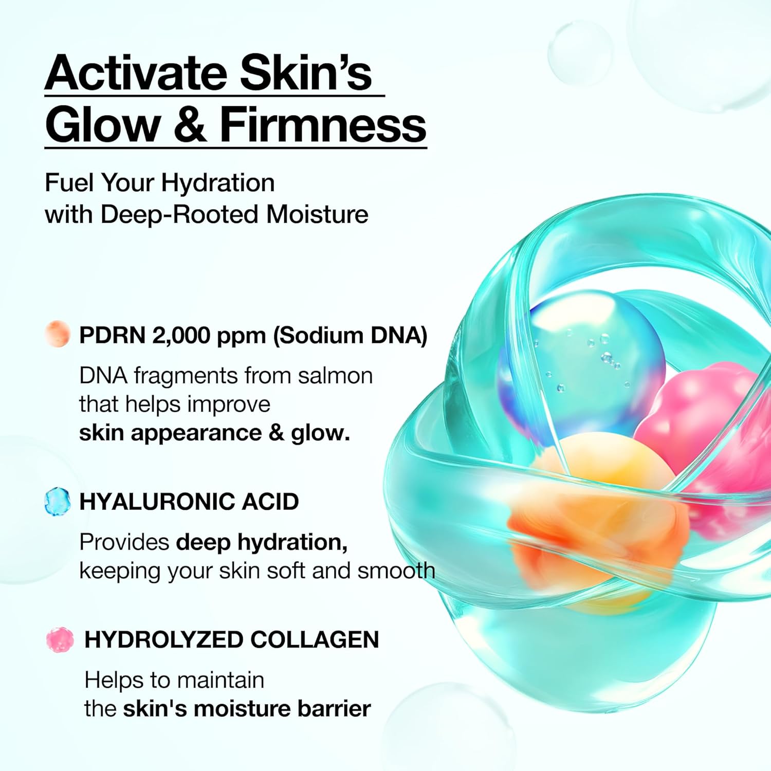 ANUA PDRN Collagen Glow Facial Serum Spray: Hydrating Face Mist with 2000ppm PDRN for Dewy Skin