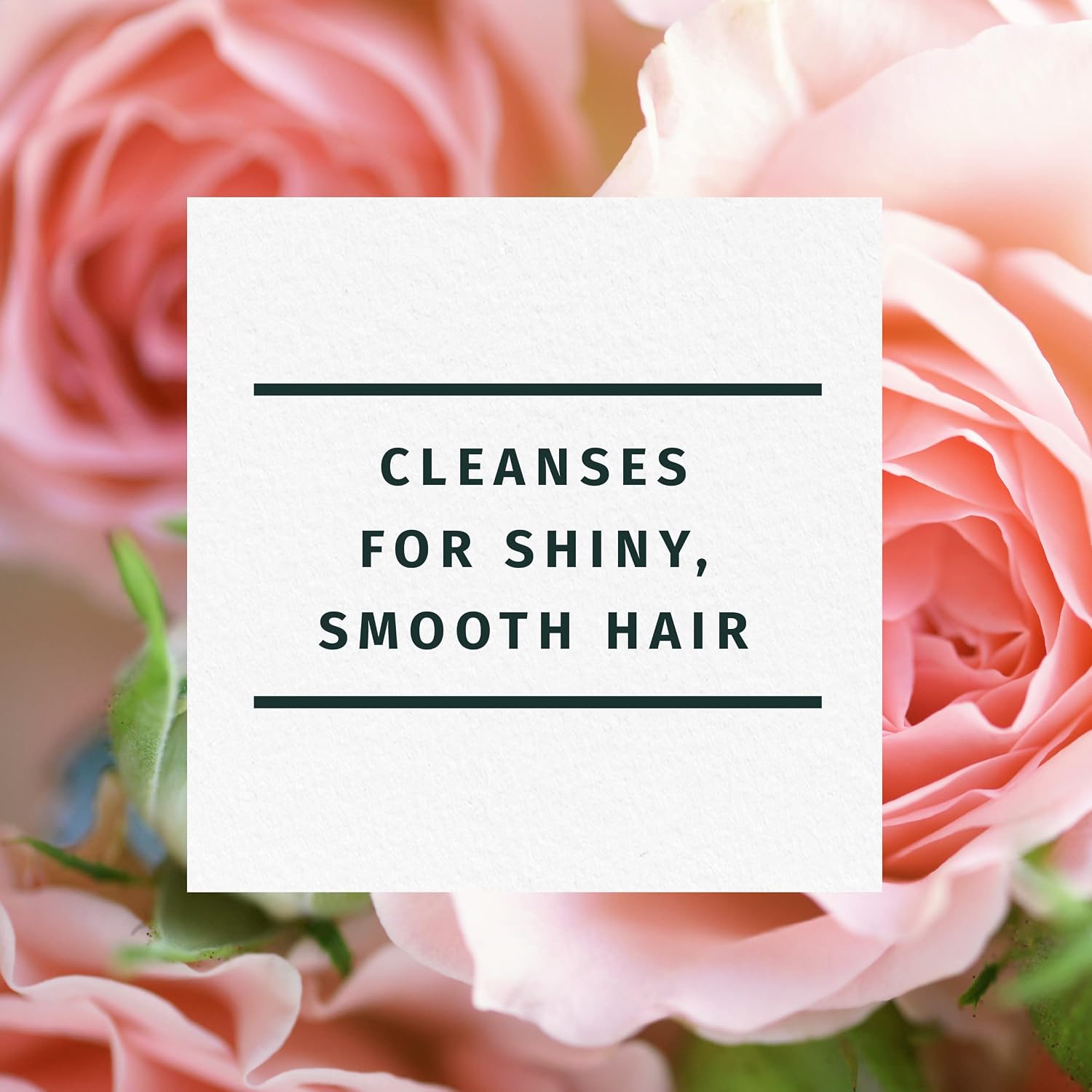 Herbal Essences Rose Hips Smooth Shampoo for Frizzy Hair - Shiny, Soft Hair with Vitamin E & Jojoba