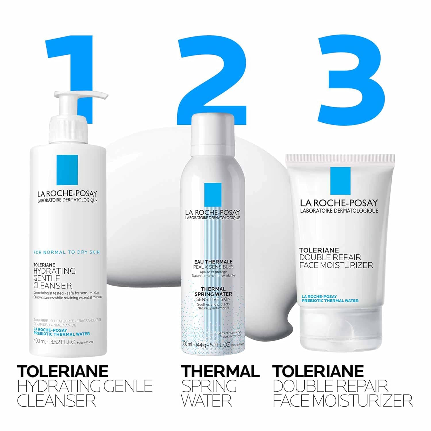 La Roche-Posay Toleriane Hydrating Gentle Face Wash - For Sensitive & Dry Skin