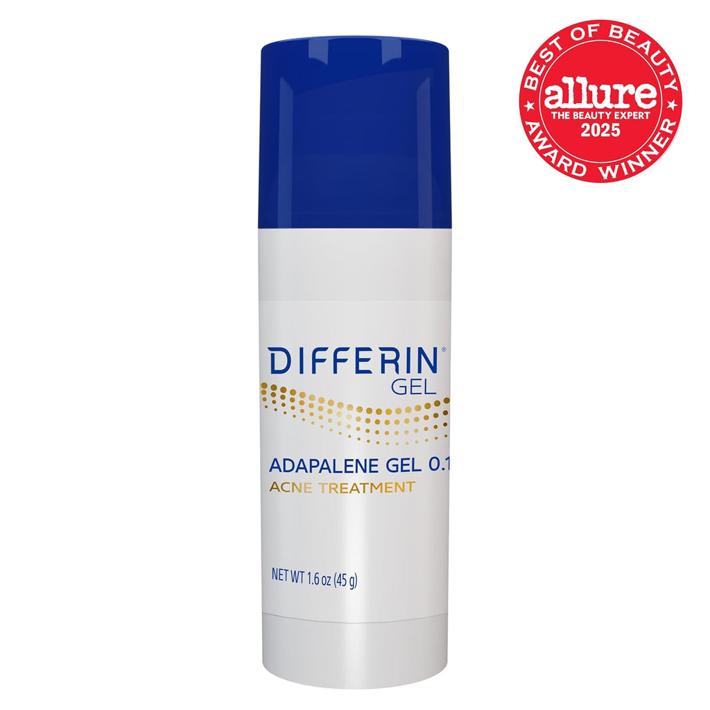 Differin Acne Treatment Gel - 0.1% Retinoid for Clear Skin, 45g Pump