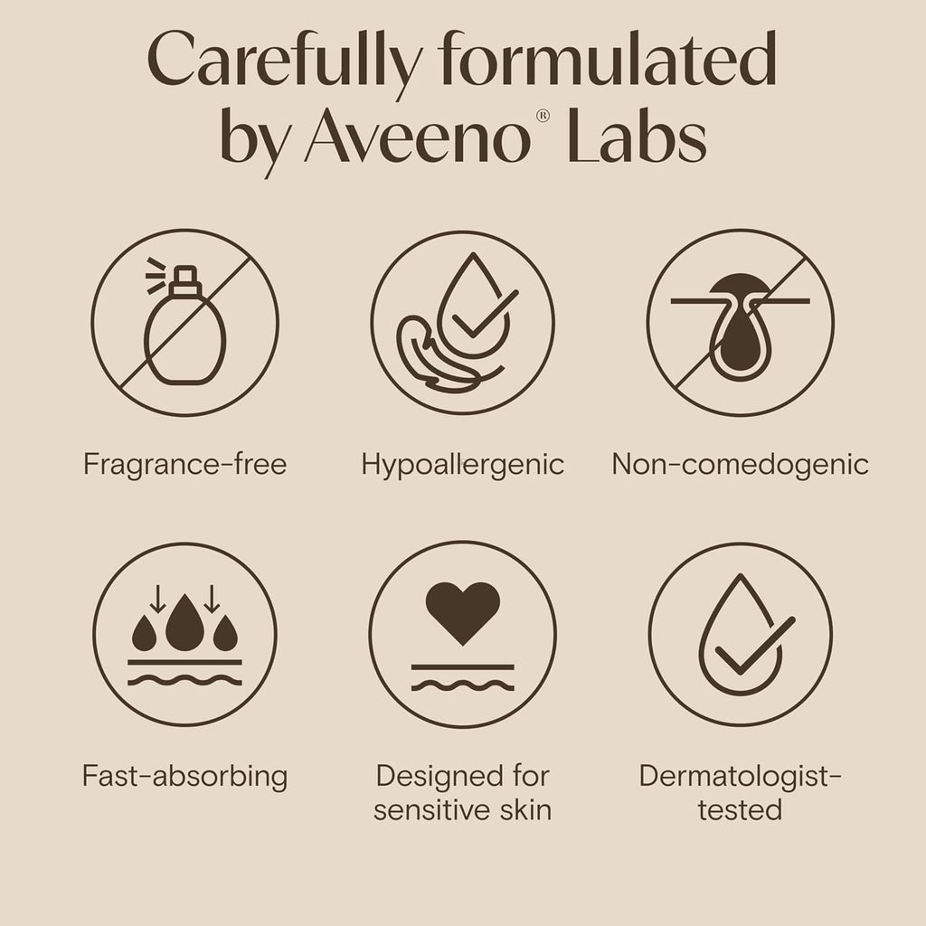 Aveeno Calm + Restore Fragrance-Free Oat Gel Moisturizer for Sensitive Skin - 1.7 oz