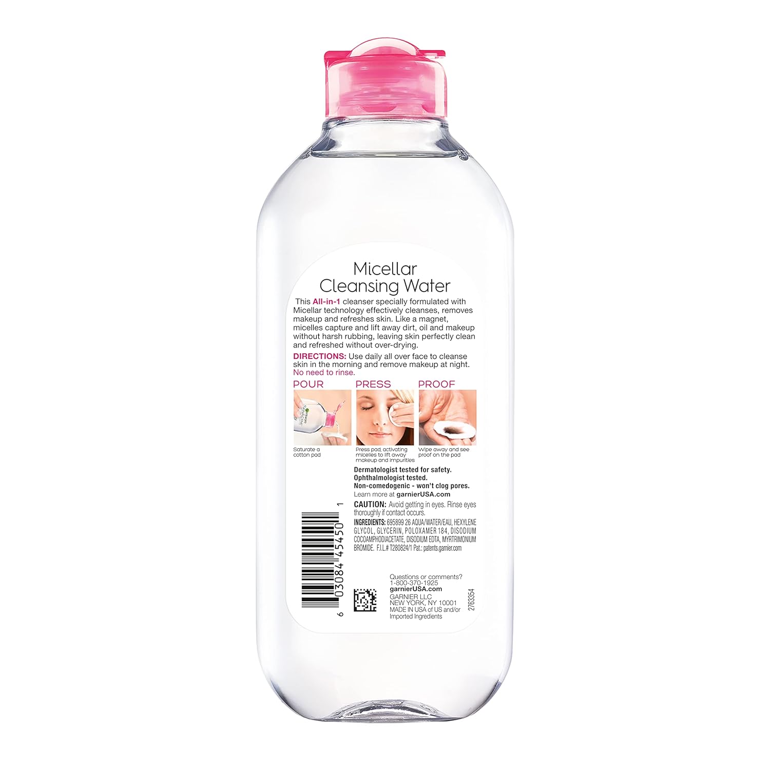 Garnier Micellar Cleansing Water for Sensitive Skin - All-in-1 Makeup Remover, 13.5 fl oz