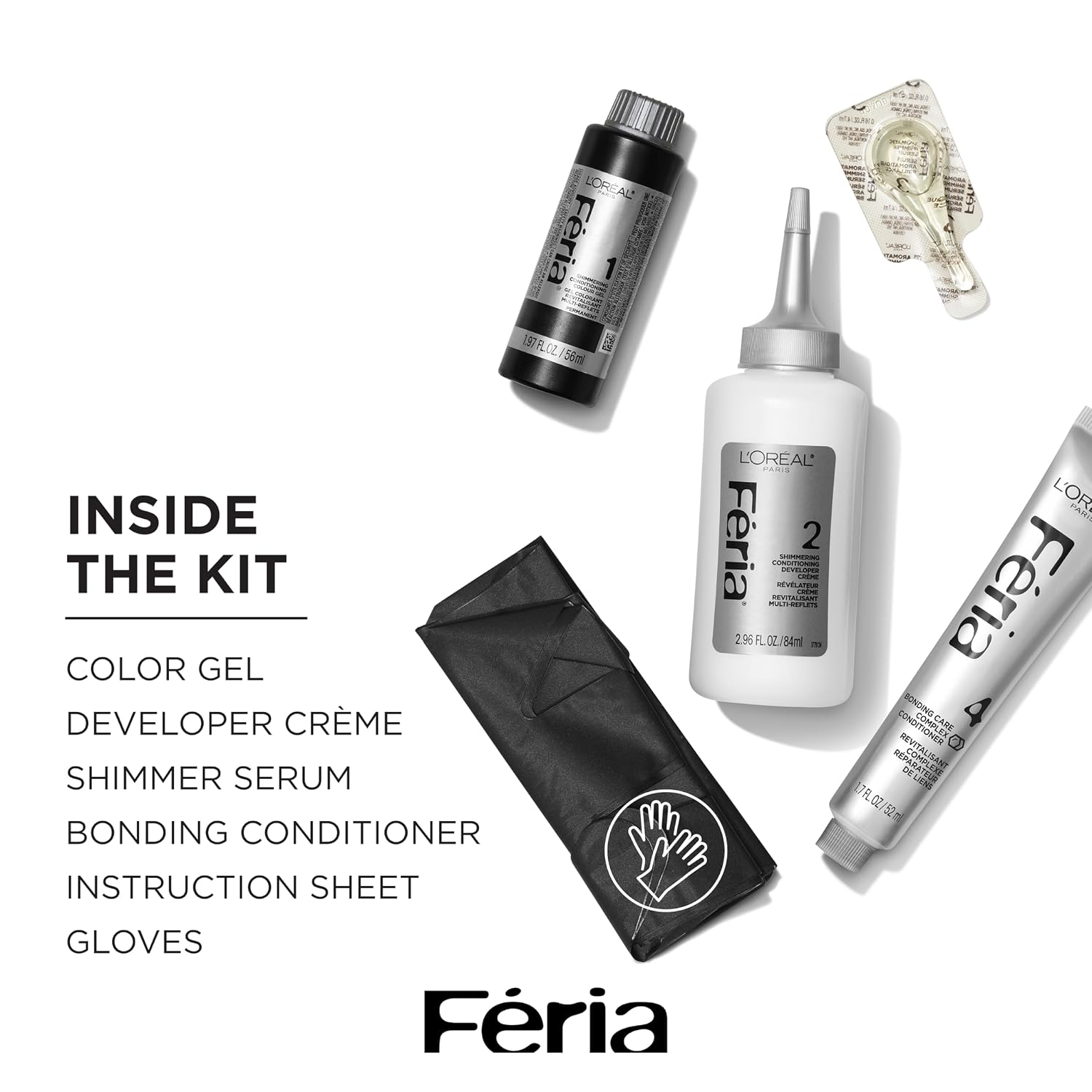 L'Oreal Paris Feria Permanent Hair Color B61 Downtown Brown - Hi-Lift Cool Brown