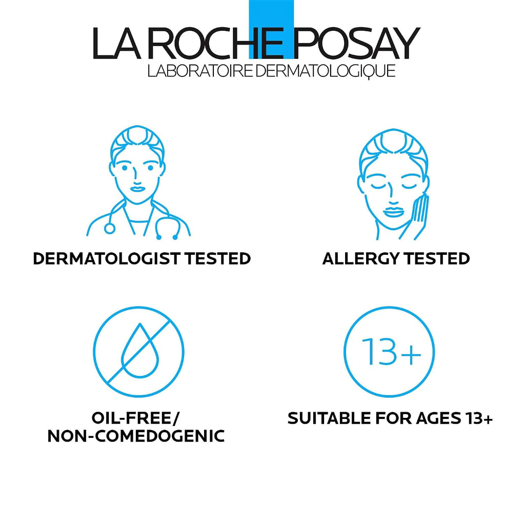 La Roche-Posay Toleriane Double Repair Matte Moisturizer for Oily Skin - Oil-Free Niacinamide & Ceramide Formula