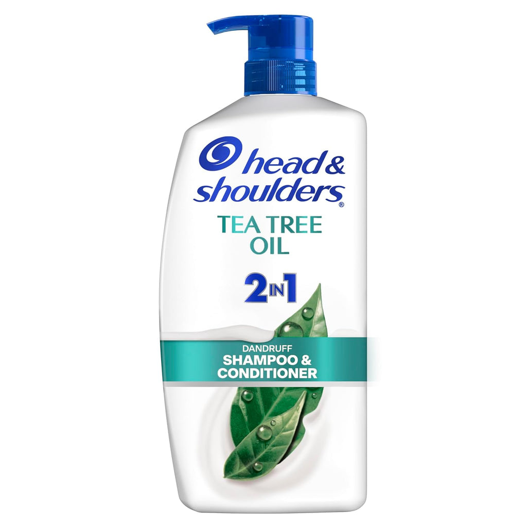Head & Shoulders Anti-Dandruff Shampoo + Conditioner with Tea Tree Oil & 1% Pyrithione Zinc for Dandruff Relief
