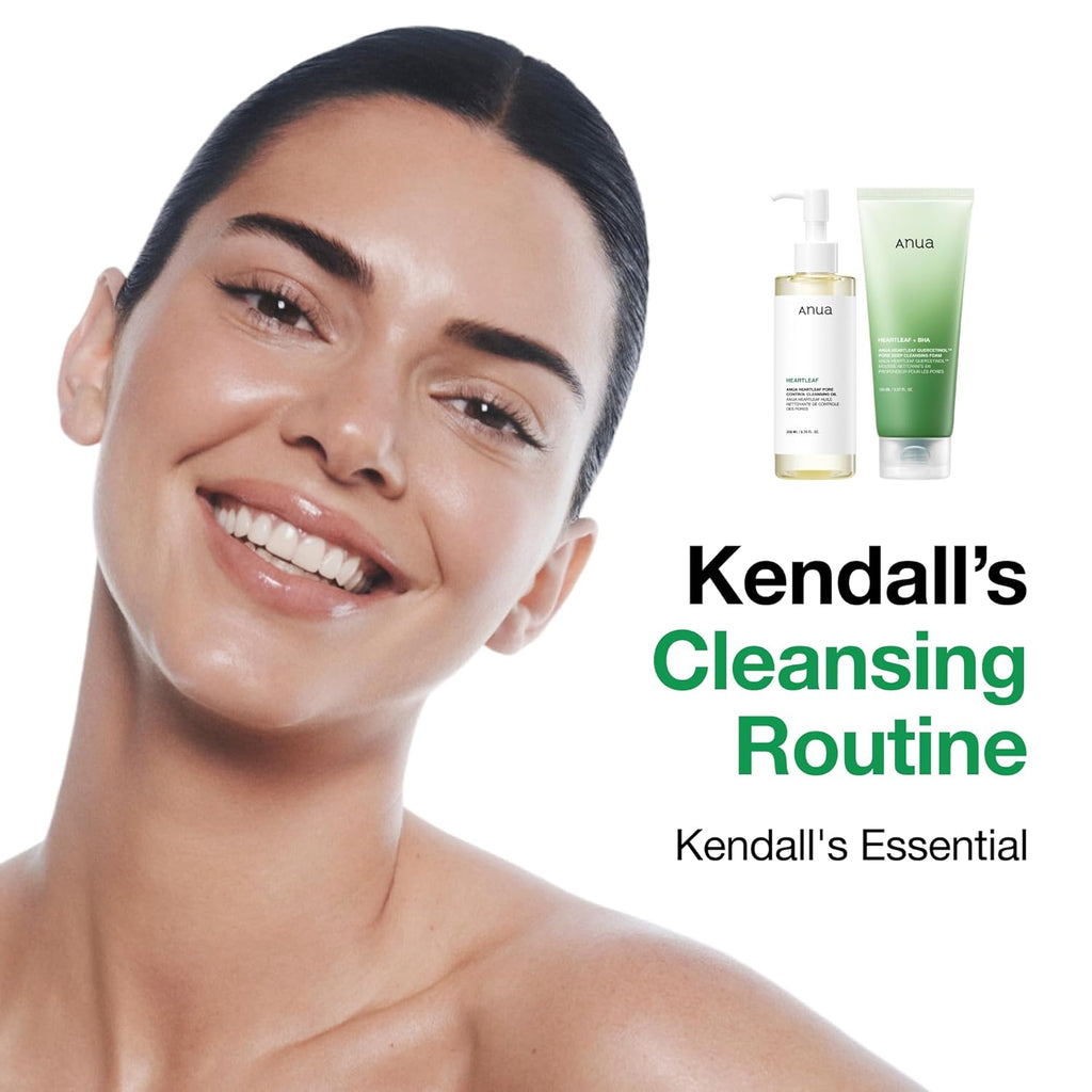ANUA Heartleaf Pore Control Cleansing Oil - Gentle Makeup Remover for All Skin Types, 200ml