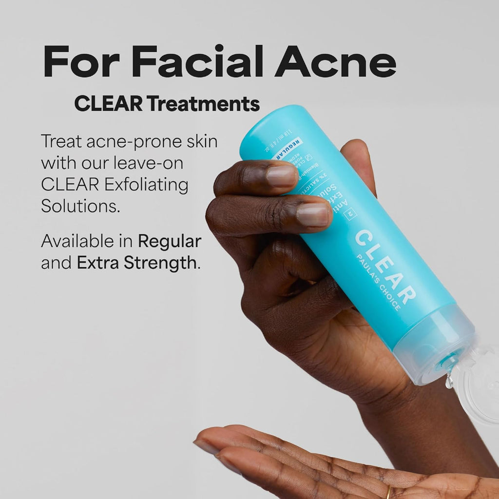 Paula's Choice CLEAR Anti-Redness Exfoliating Solution - 2% Salicylic Acid for Acne & Pore Care
