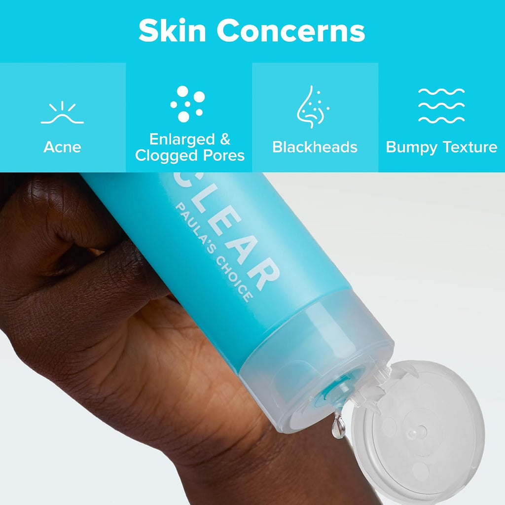 Paula's Choice CLEAR Anti-Redness Exfoliating Solution - 2% Salicylic Acid for Acne & Pore Care