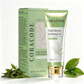 CORACODE Triple Enzyme Green Tea Facial Exfoliant Gel - Gentle Peel for Smoother Skin (100ml)
