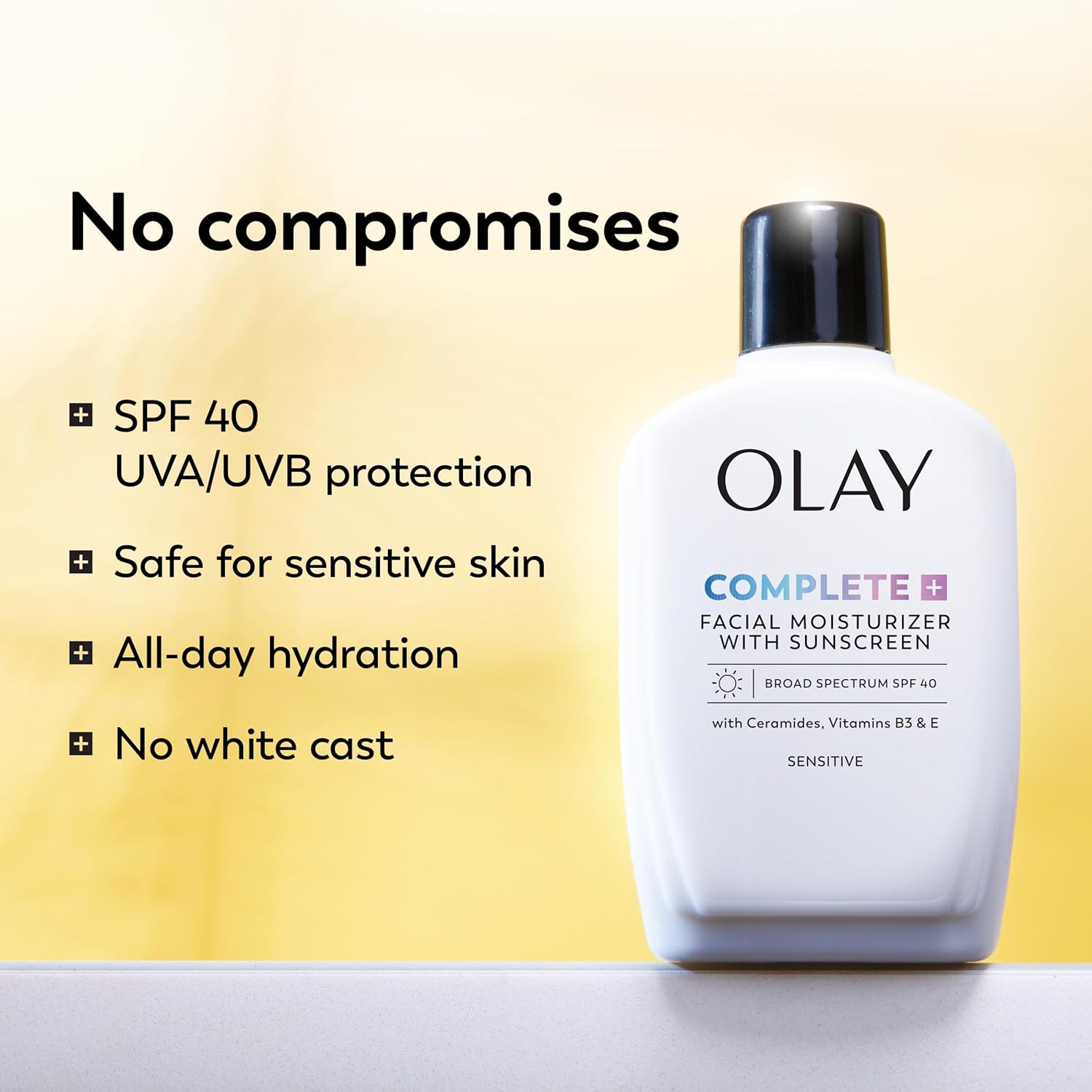 Olay Complete+ Fragrance-Free SPF 40 Face Moisturizer for Sensitive Skin