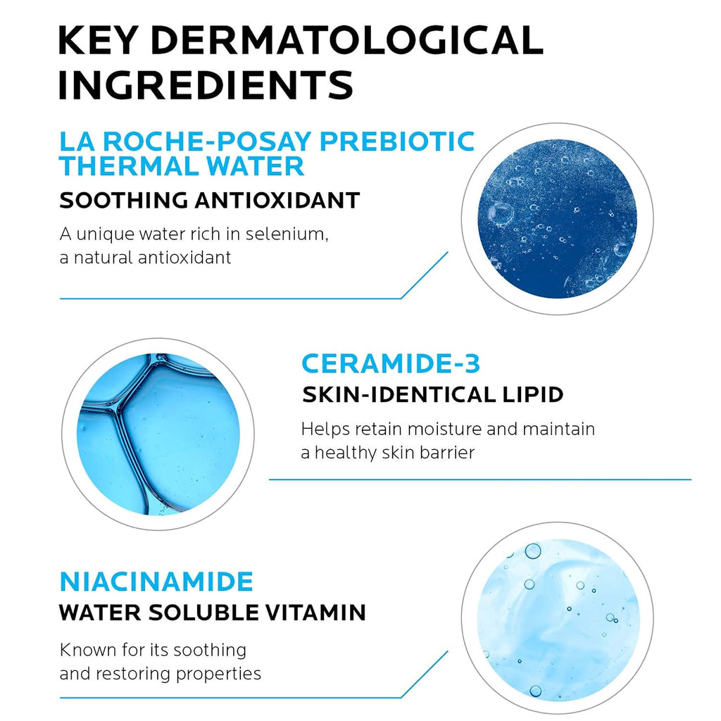 La Roche-Posay Toleriane Double Repair Matte Moisturizer for Oily Skin - Oil-Free Niacinamide & Ceramide Formula