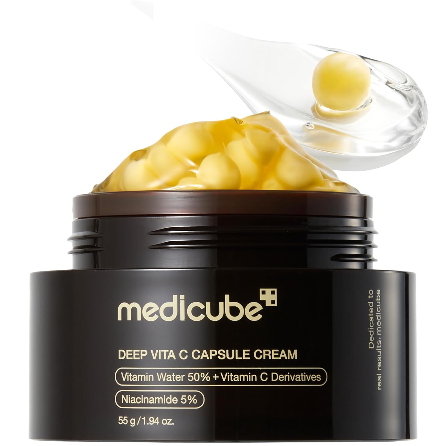 Medicube Deep Vitamin C Liposome Face Cream for Radiance & Firm Skin | Hydrating Gel Texture, 1.94 oz
