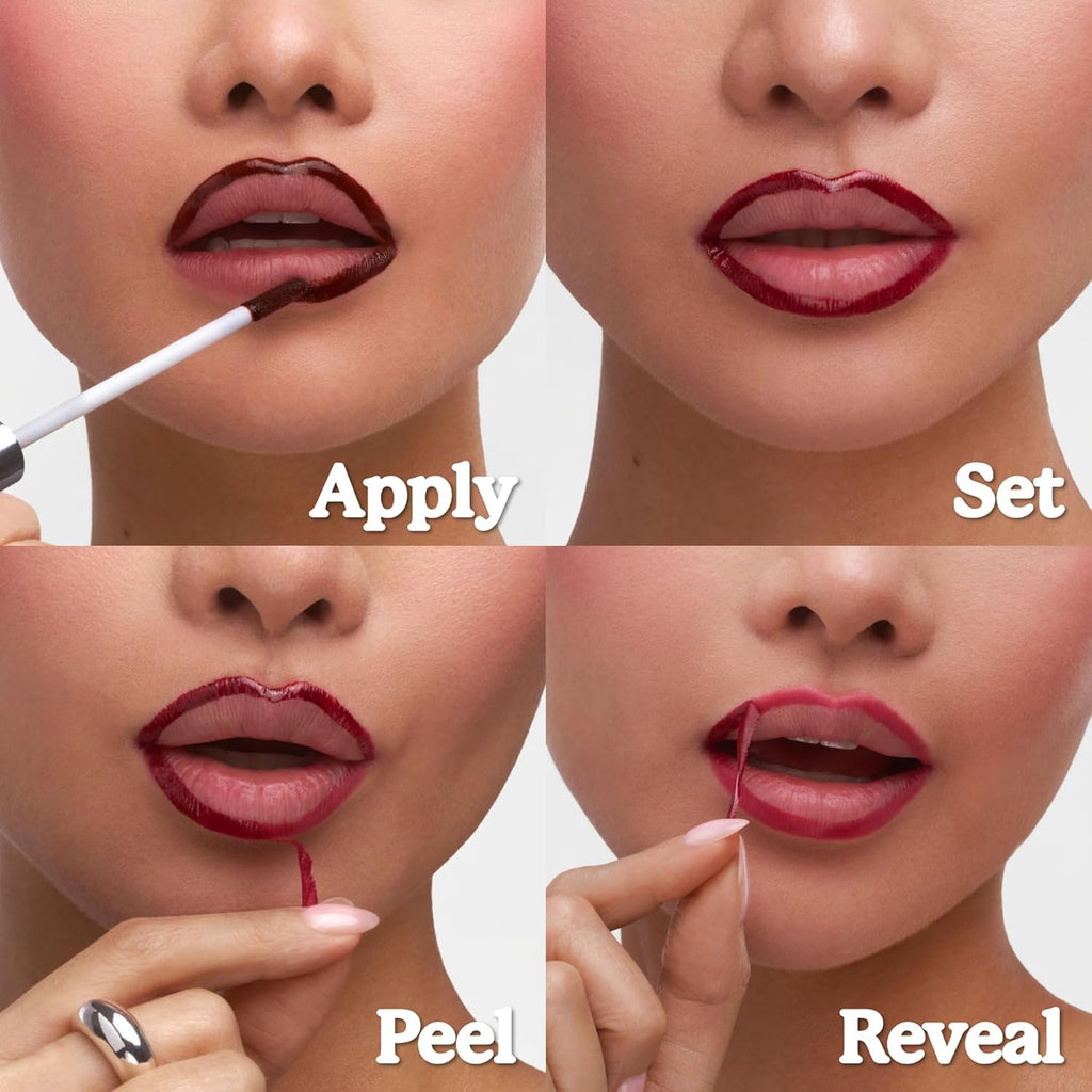 Sacheu STAY-N Peel Off Lip Liner - Long Lasting Waterproof Matte Lip Stain with Hyaluronic Acid