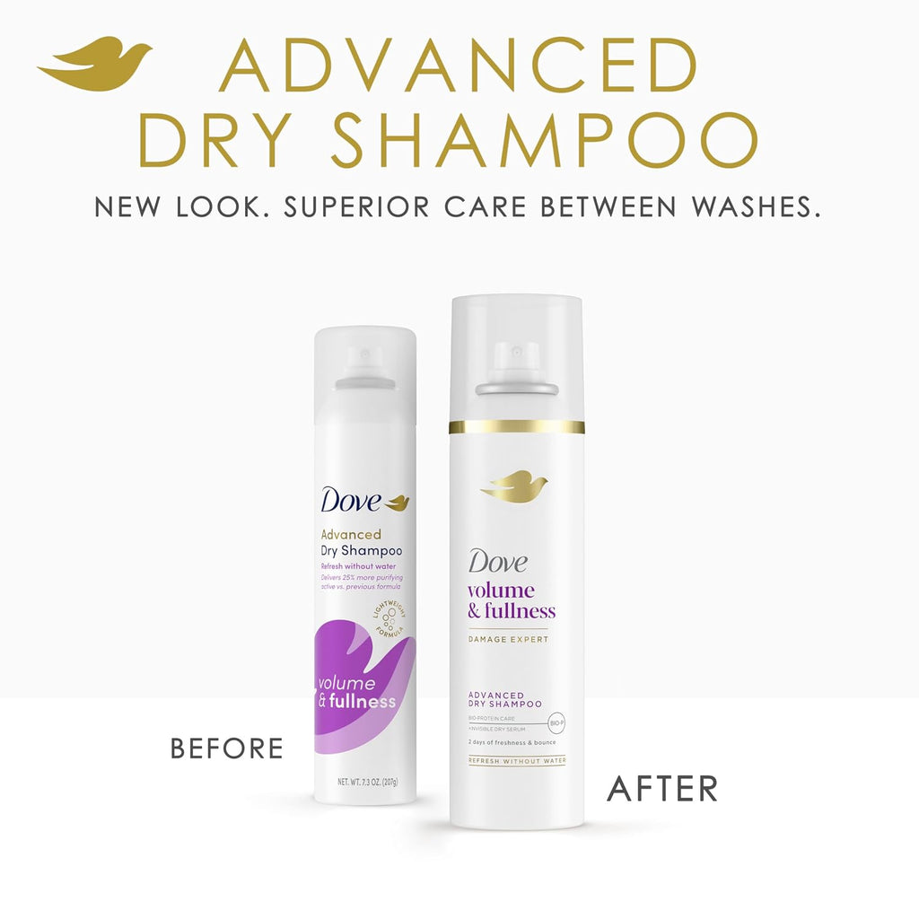 Dove Dry Shampoo Spray for Oily Hair - Refreshes & Adds Volume Between Washes (2-Pack)