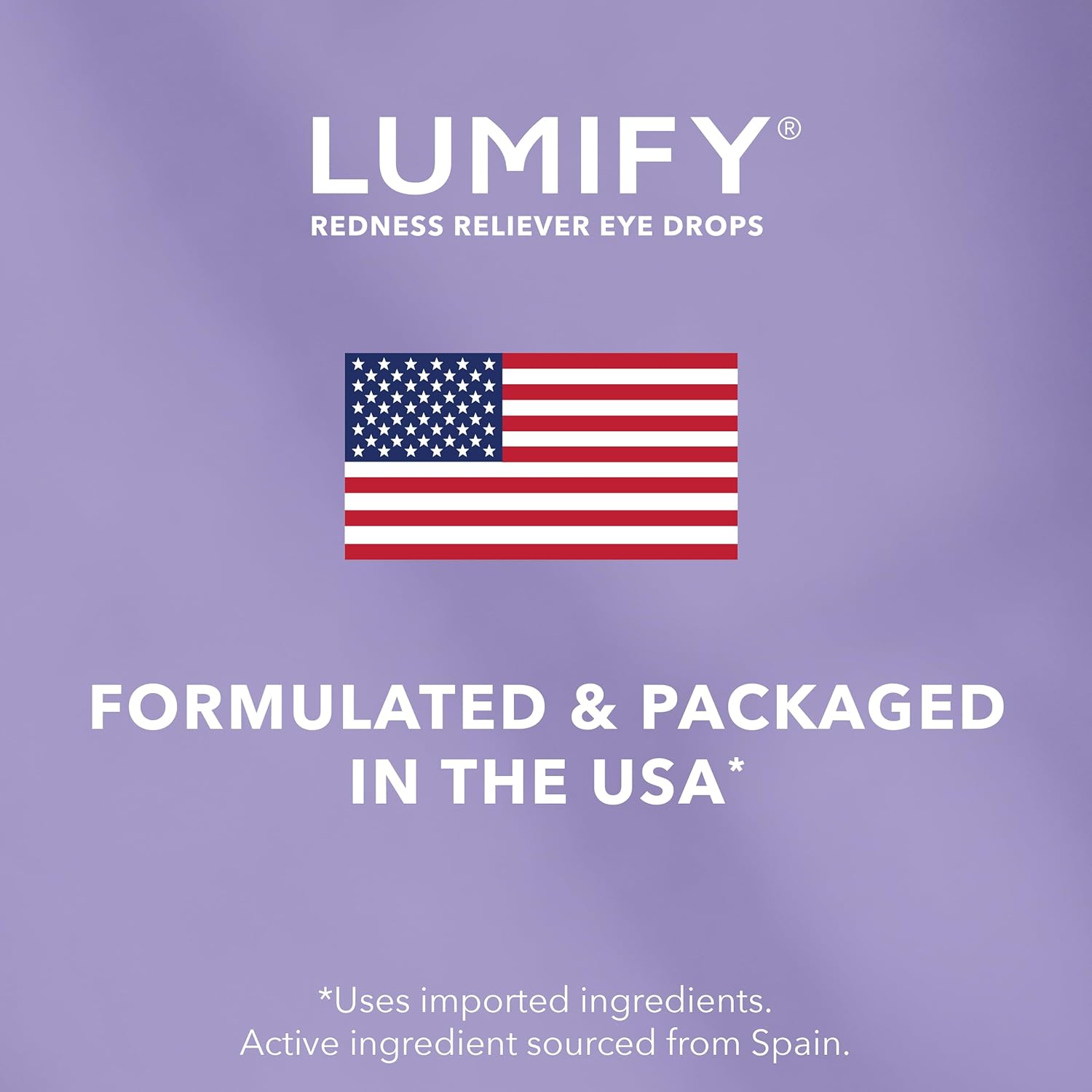 LUMIFY Redness Relief Eye Drops - Works in 60 Seconds & Lasts Up to 8 Hours