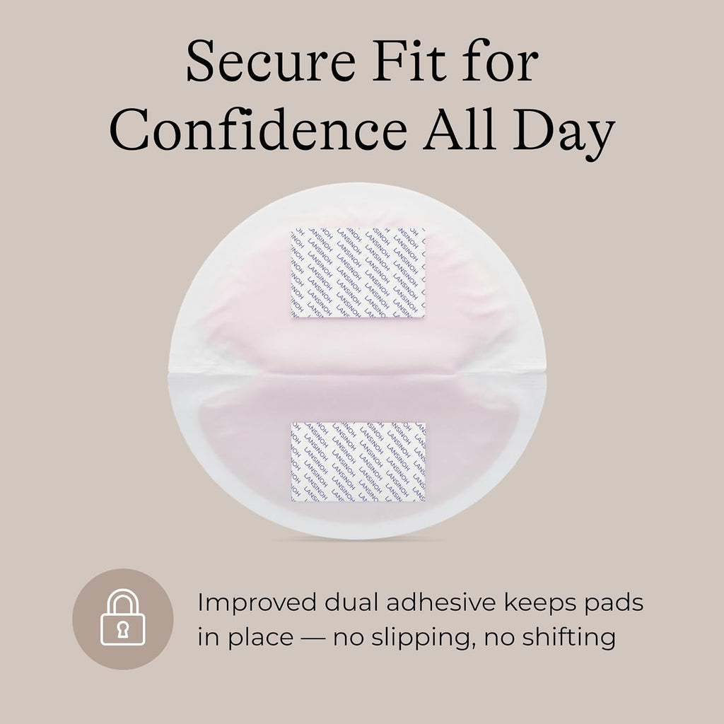 Lansinoh Stay Dry Disposable Nursing Pads - Soft & Absorbent Breastfeeding Pads, 100 Count