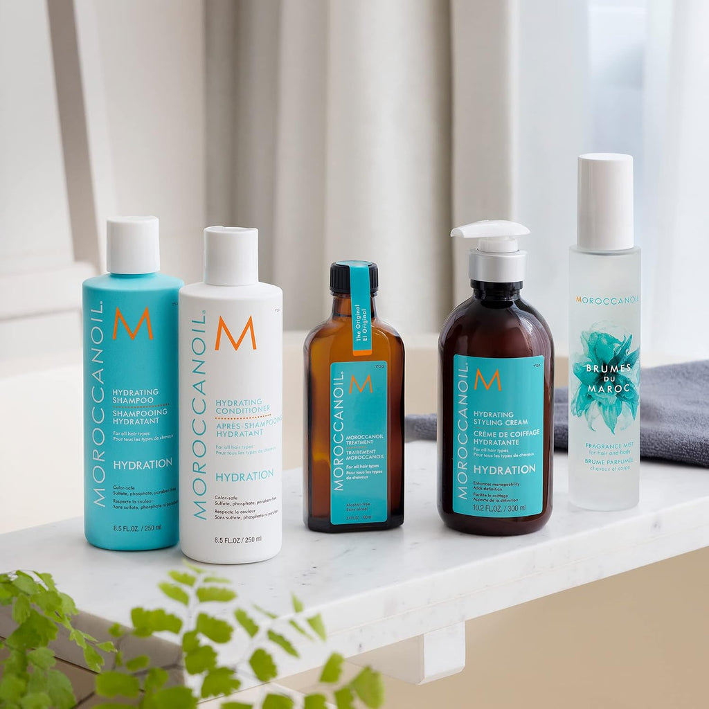 Moroccanoil Hydrating Shampoo for Dry Hair - Gentle Cleansing with Argan Oil & Red Algae
