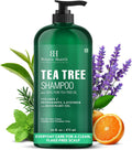 Botanic Hearth Tea Tree Shampoo for Dandruff & Dry Scalp - Vitamin C, Peppermint Oil, 16oz