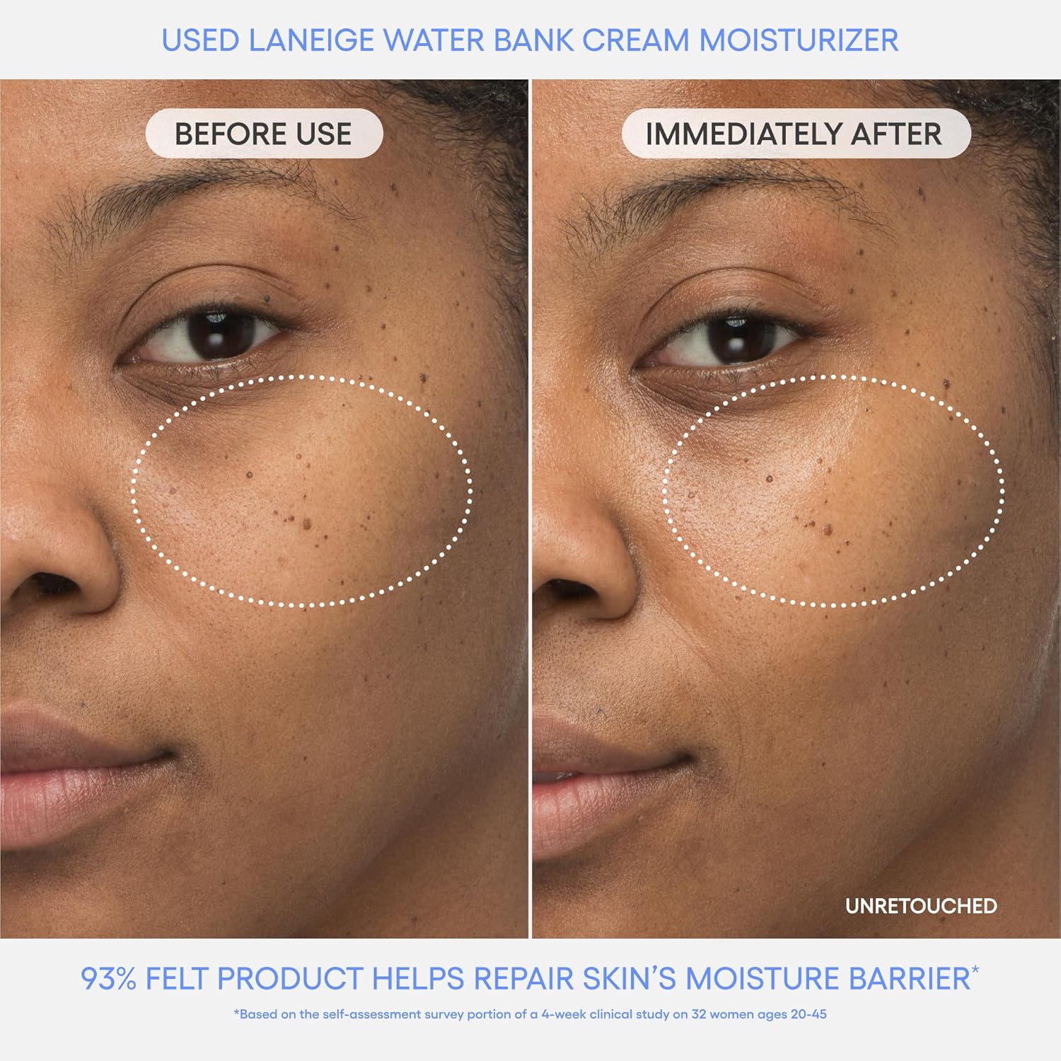 Laneige Water Bank Blue Hyaluronic Cream - Hydrating Face Moisturizer for All Skin Types