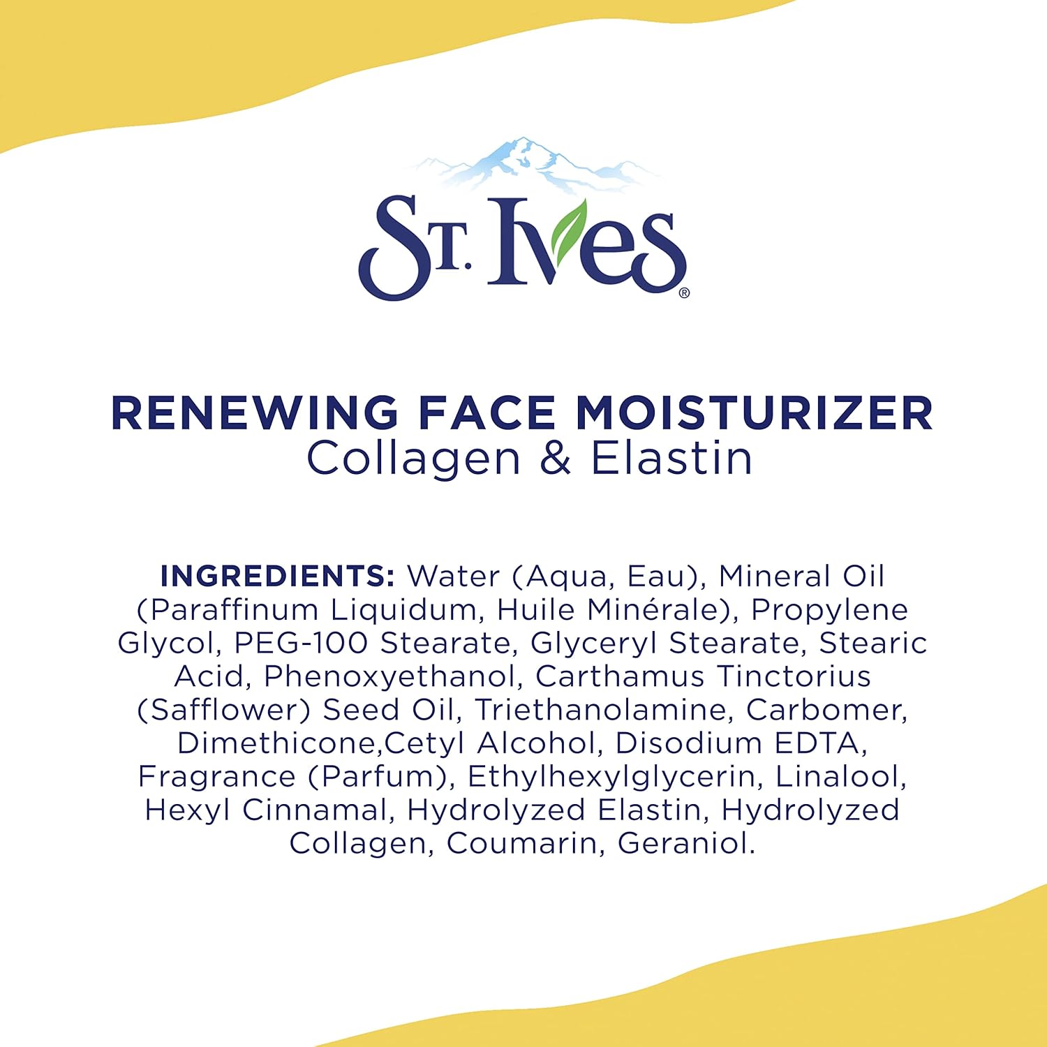 St. Ives Collagen Elastin Face Moisturizer for Dry Skin - Paraben-Free Daily Cream, 10 oz