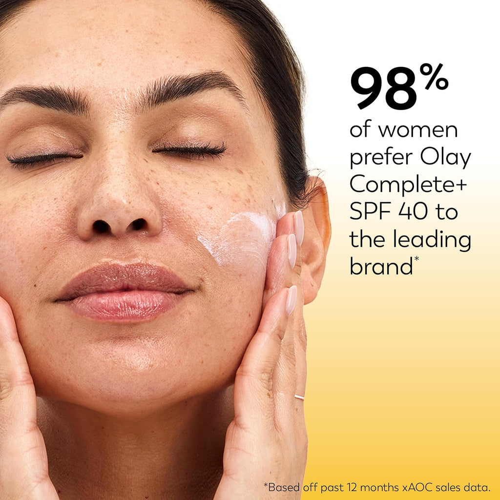 Olay Complete+ Fragrance-Free SPF 40 Face Moisturizer for Sensitive Skin