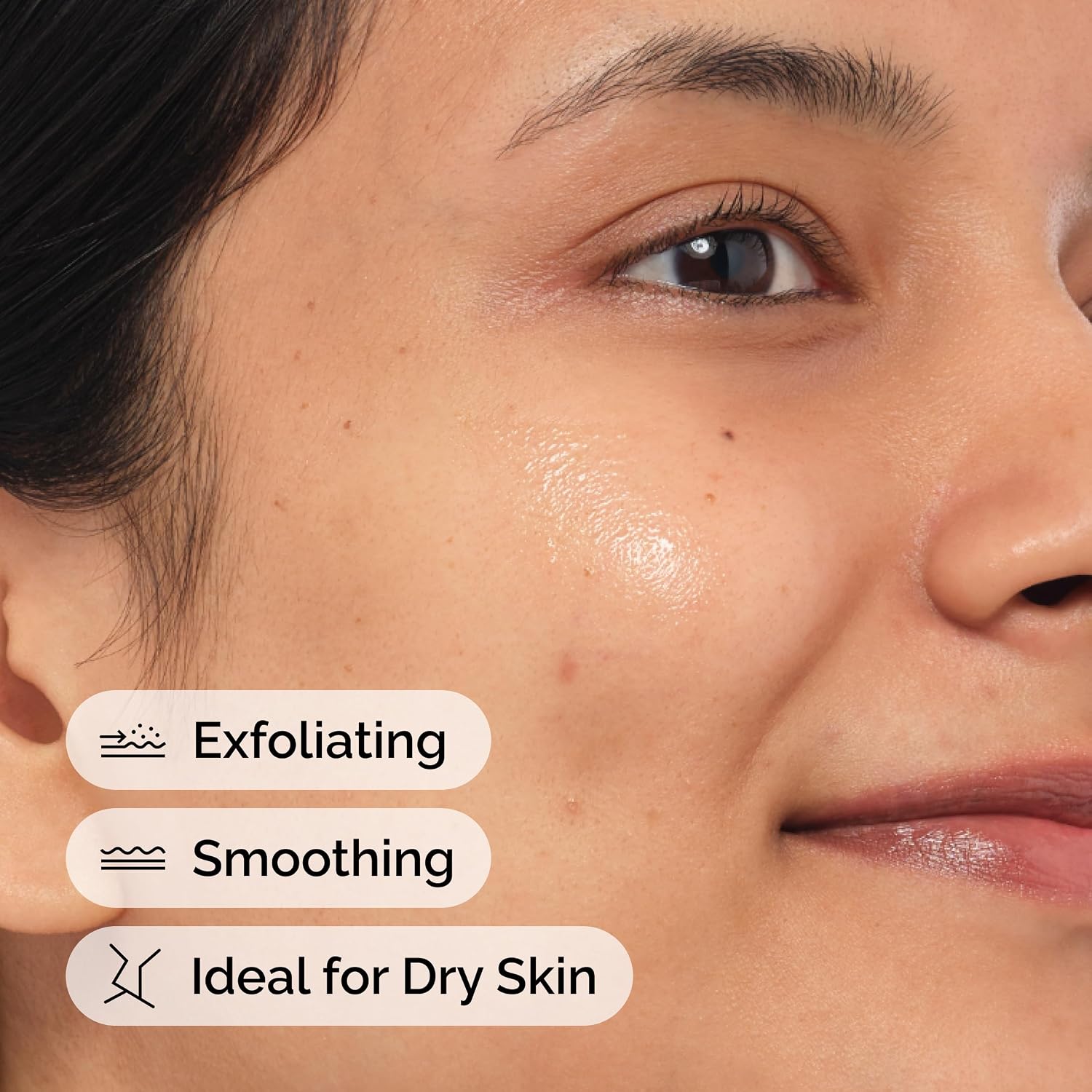 The Ordinary Lactic Acid 10% + Hyaluronic Acid Serum for Smoother Skin, 1 Fl Oz