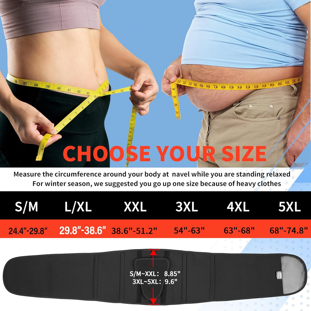 FEATOL Back Brace for Sciatica & Herniated Disc Relief - Adjustable Lumbar Support Belt