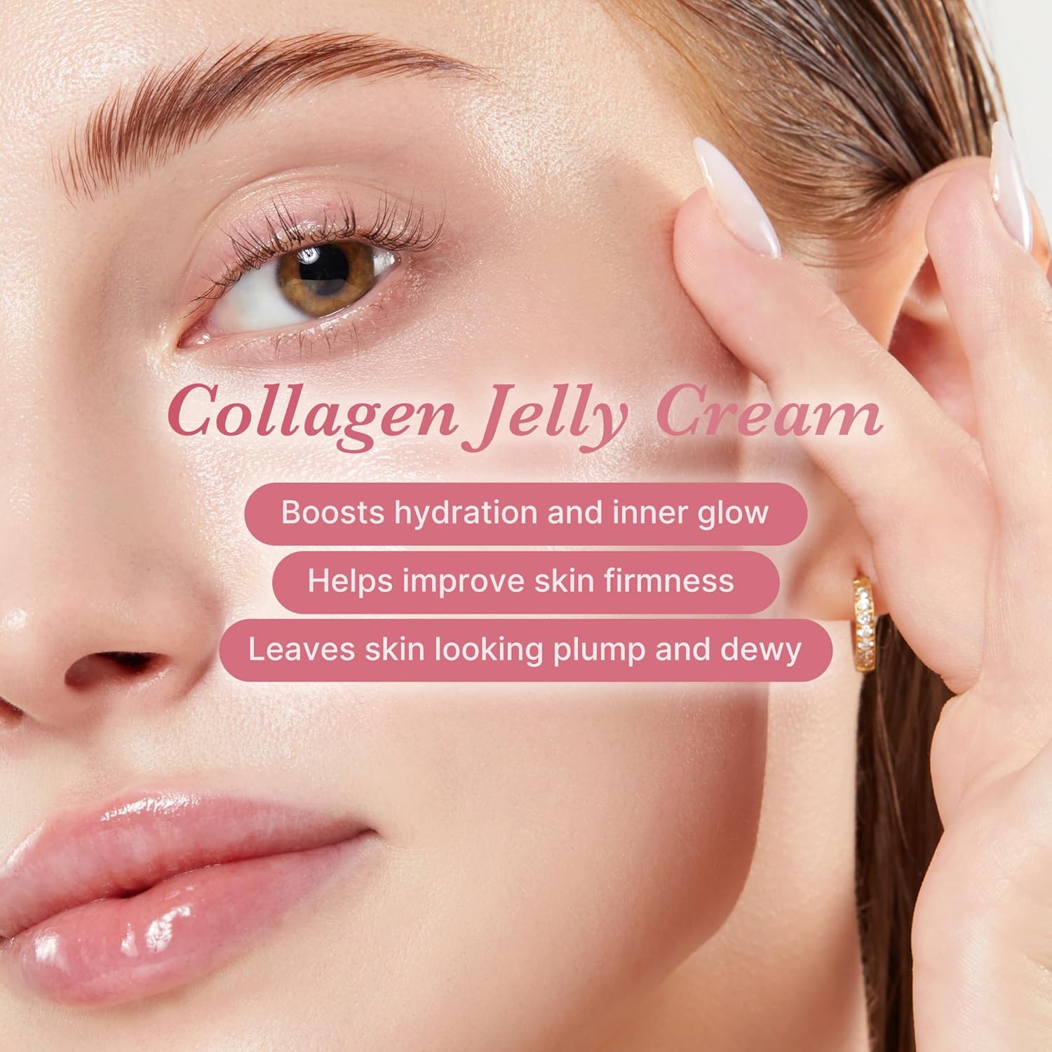 Medicube Collagen Jelly Cream with Niacinamide - Hydrating Anti-Aging Face Moisturizer for Lifted Glow