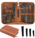 MINKINH Professional Manicure Set - 26-Piece Stainless Steel Kit for Men